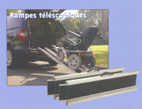 RAMPES TELESCOPIQUES - PAIRE DE RAMPES PORTABLES PLIABLE...