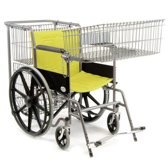 CARE CHAIR I - FAUTEUIL AVEC CHARIOT PORTE-PANIER...