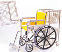 CARE CHAIR III - FAUTEUIL AVEC CHARIOT PORTE-PANIER...