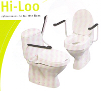 HI LOO - SURELEVATEUR DE WC / TOILETTES AVEC ACCOUDOIRS ...