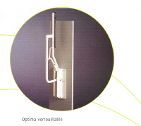 OPTIMO VERROUILLABLE - BARRE D'APPUI RELEVABLE (TYPE ACC...