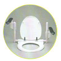 SUPPORTER - SURELEVATEUR DE WC / TOILETTES A FIXER...