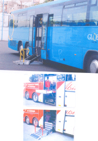 Hayon sous plancher - pour bus - - HAYON-ELEVATEUR...