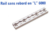 RAIL ALUMINIUM ENCASTRABLE Q5-6100 - FIXATION DE FAUTEUI...