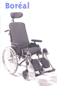 BORÉAL - FAUTEUIL ROULANT MANUEL CONFORT A CHASSIS PLIAN...