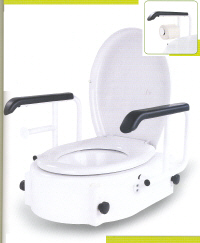 TSE-A - SURELEVATEUR DE WC / TOILETTES AVEC ACCOUDOIRS A...