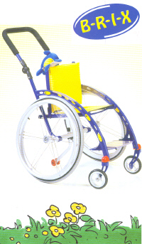 BRIX 1123 - FAUTEUIL ROULANT MANUEL ENFANT...