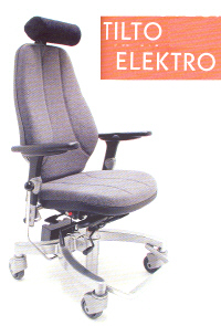 TILTO ELEKTRO 03823 - CHAISE DE BUREAU A HAUTEUR VARIABL...