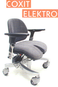 COXIT ELEKTRO 03822 - CHAISE DE BUREAU A HAUTEUR VARIABL...