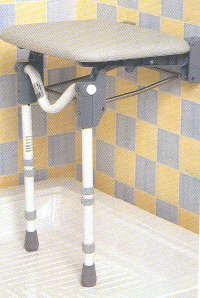 AA1694 - SIEGE DE DOUCHE MURAL A PIEDS...