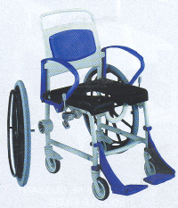 AA1668 - FAUTEUIL DE DOUCHE A SIEGE PERCE A PETITES ROUE...