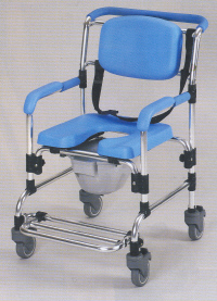 AA1679 - FAUTEUIL DE DOUCHE A SIEGE PERCE A PETITES ROUE...