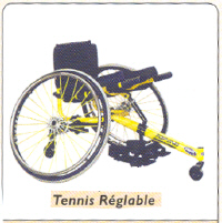 FAUTEUIL ROULANT DE SPORT TOP END TENNIS RÉGLABLE - FAUT...