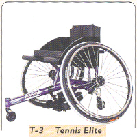 TENNIS ELITE A TROIS ROUES - FAUTEUIL ROULANT MANUEL SPO...