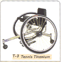 TENNIS TITANIUM A TROIS ROUES - FAUTEUIL ROULANT MANUEL ...