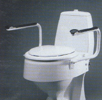 AA2171 - SURELEVATEUR DE WC / TOILETTES AVEC ACCOUDOIRS ...
