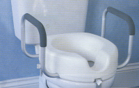 AA2169 - SURELEVATEUR DE WC / TOILETTES AVEC ACCOUDOIRS ...
