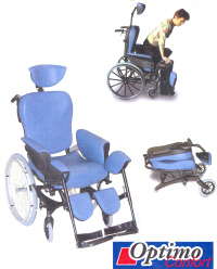 OPTIMO CONFORT - FAUTEUIL ROULANT MANUEL CONFORT A CHASS...