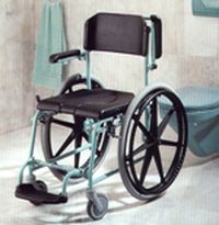MC WET GRANDES ROUES - FAUTEUIL DE DOUCHE A SIEGE PERCE ...