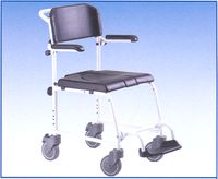MCWET PETITES ROUES - FAUTEUIL DE DOUCHE A SIEGE PERCE A...