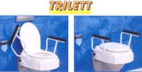 TRILETT - SURELEVATEUR DE WC / TOILETTES AVEC ACCOUDOIRS...