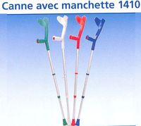 1410 - CANNE AVEC UN PIED...