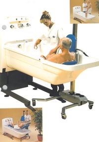 TR 900 C - BAIGNOIRE A HAUTEUR VARIABLE...