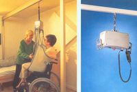 DH 1000 - LEVE-PERSONNE FIXE AU PLAFOND SUR RAIL...