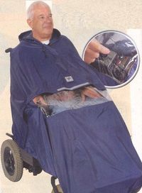 CAPE POUR FAUTEUIL ELECTRIQUE - CAPE DE PLUIE...