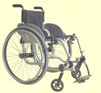 S1 - FAUTEUIL ROULANT MANUEL LEGER A CHASSIS FIXE...