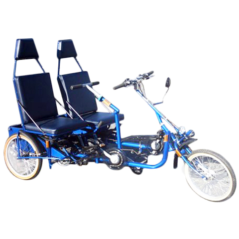 Duo - Tricycle à deux roues arrière propulse par les pie...