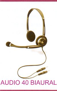AUDIO 40 BIAURAL / MICRO CASQUE PLANTRONICS - MICROPHONE...