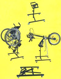 SUPPORT DE REPARATION POUR FAUTEUILS ROULANTS ET HANDBIK...