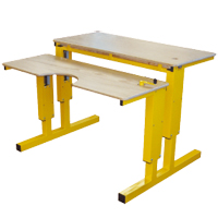 GRAND BUREAU SPECIAL 2 PLANS HV1 - TABLE DE TRAVAIL A HA...
