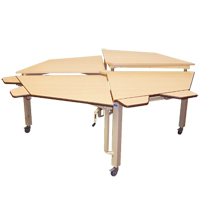 TABLE SPECIAL MULTI HV OCTOGONALE - TABLE DE TRAVAIL A H...