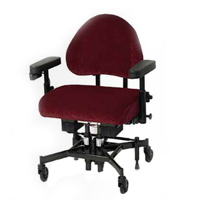 REAL 9200 TWIN EL - CHAISE DE BUREAU A HAUTEUR VARIABLE ...