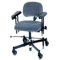 FAUTEUIL REAL 9100 EL - CHAISE DE BUREAU A HAUTEUR VARIA...