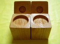 JEU DE 4 CALES 8 CM - SURELEVATEUR DE MEUBLE...