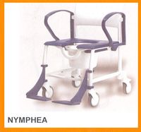 NYMPHEA - FAUTEUIL DE DOUCHE A SIEGE PERCE A PETITES ROU...