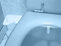 811013 - LUNETTE DE WC / TOILETTES AVEC JET INTEGRE...