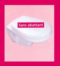 V3902.01 - CUVETTE DE WC / TOILETTES SUSPENDUE...