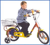 JAN 20 AVEC STABILISATEURS - BICYCLETTE A ROUES STABILIS...
