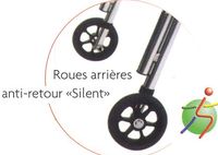 WALKER 1/2 BRX - DEAMBULATEUR A 4 ROUES...