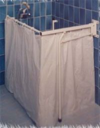 RP 0100 - RIDEAU DE DOUCHE MI-HAUTEUR...