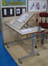 ATJ MARGERIDE HASSIST - TABLE DE TRAVAIL A HAUTEUR REGLA...