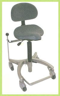 STANDO SANS ROTATION 03885 - TABOURET A ASSISE INCLINABL...