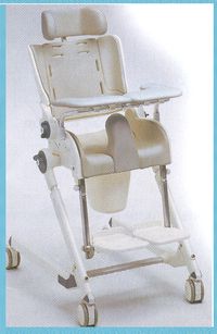 FLAMINGO 05504 - FAUTEUIL DE DOUCHE A SIEGE PERCE A PETI...