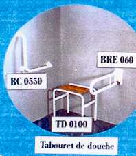 TD 0100 - TABOURET DE DOUCHE...