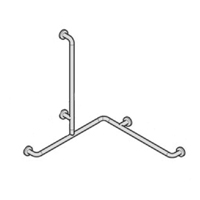 443/B - NY - BARRE D'APPUI MODULAIRE FIXE...
