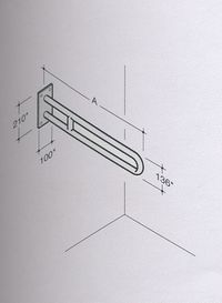 441/PL - NY - BARRE D'APPUI DROITE FIXE...